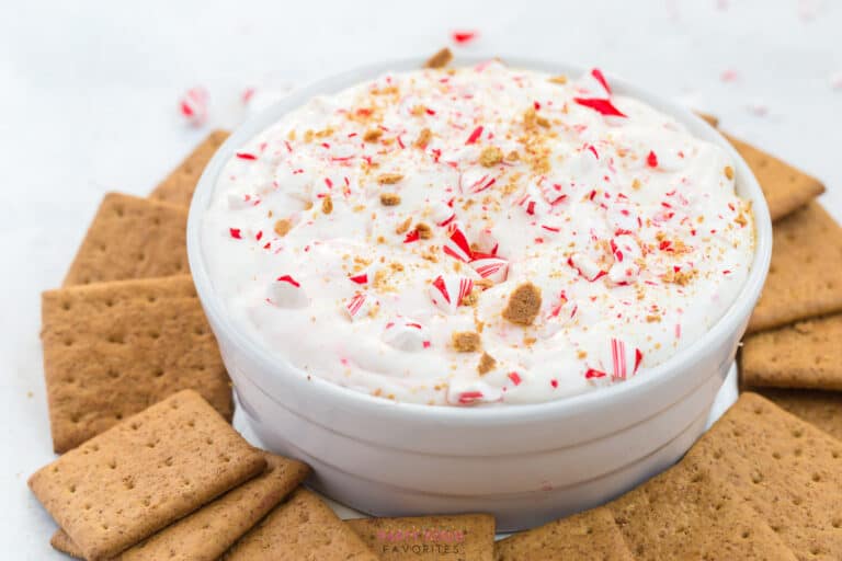 Candy Cane Cheesecake Dip Recipe Party Food Favorites