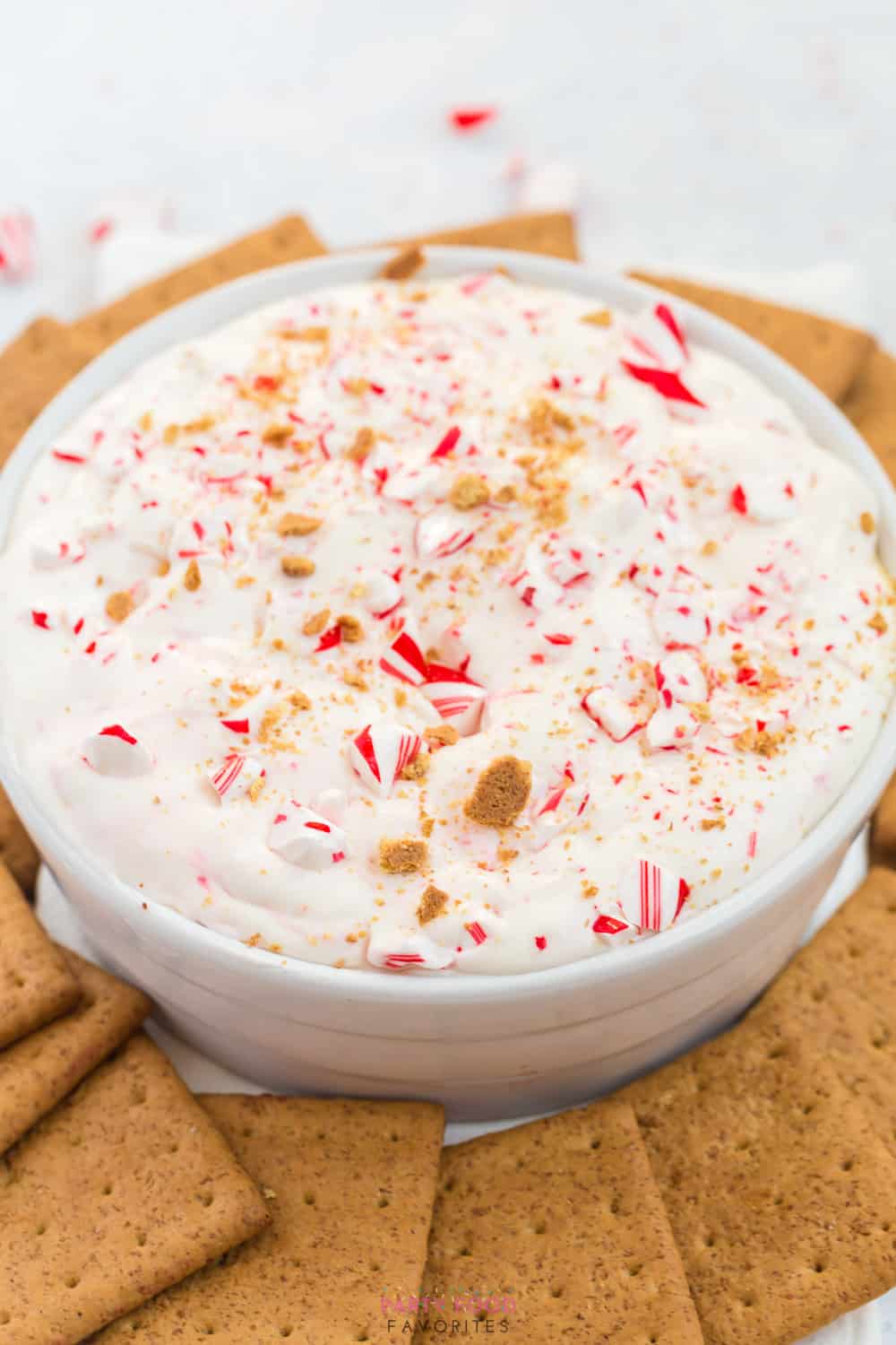 Candy Cane Cheesecake Dip Recipe Party Food Favorites