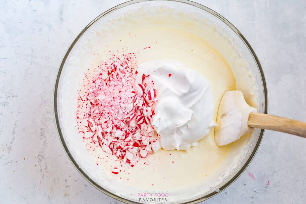 Candy Cane Cheesecake Dip Recipe Party Food Favorites
