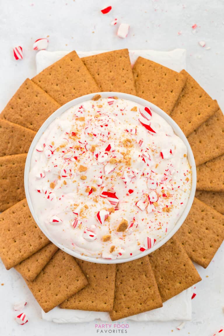 Candy Cane Cheesecake Dip Recipe Party Food Favorites