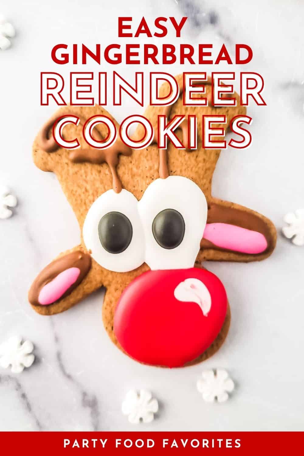 easy christmas reindeer cookies tutorial