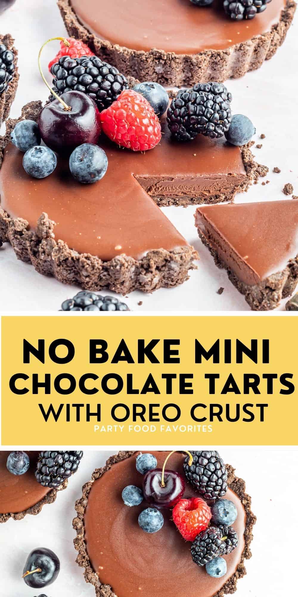 mini chocolate pies oreo crust