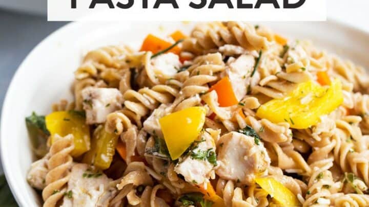 5 herb chicken pasta salad recipe