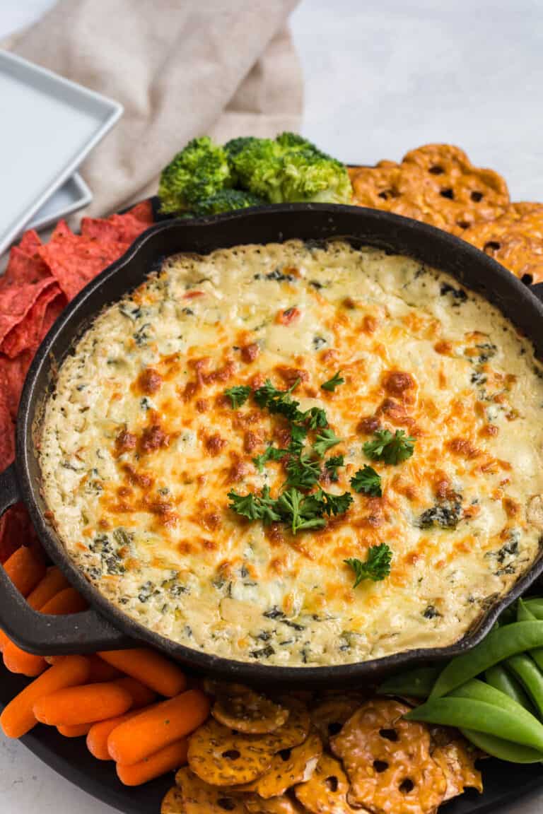 Cheesy Baked Spinach Dip Recipe