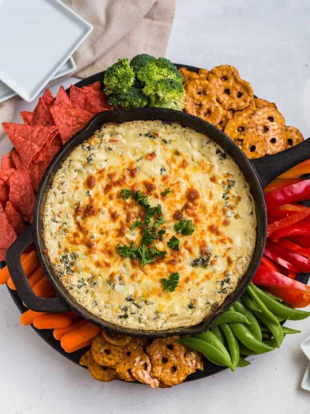 Cheesy Baked Spinach Dip Party Food Favorites