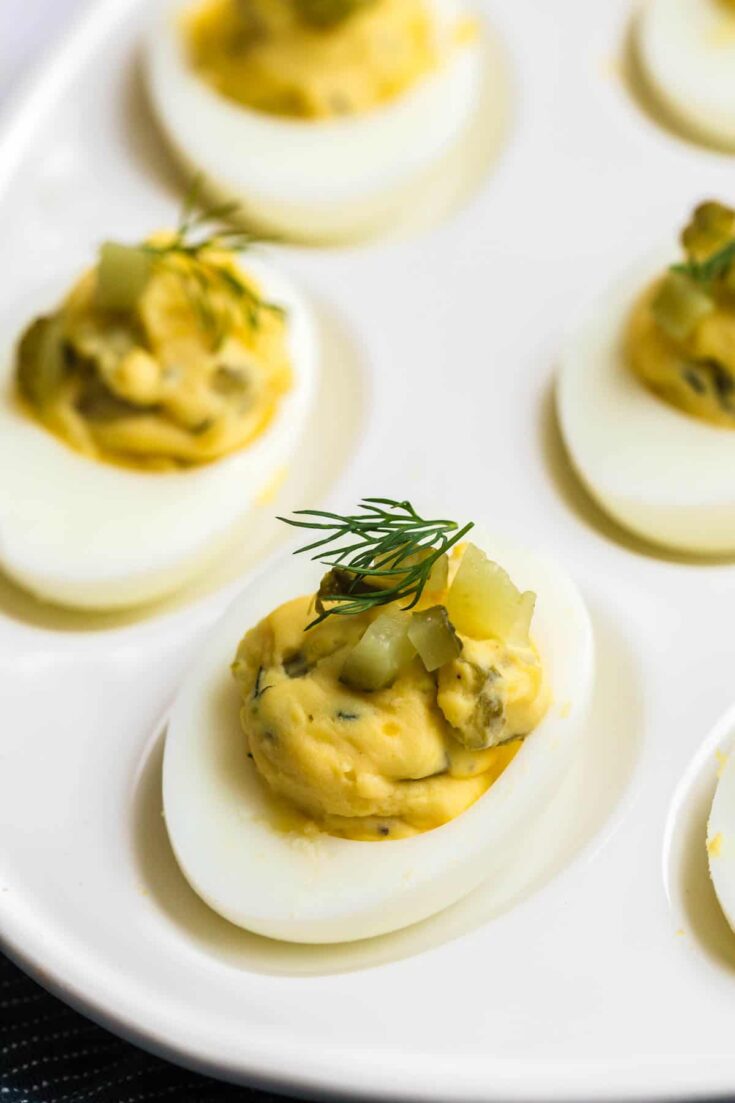 dill pickled deviled eggs 21