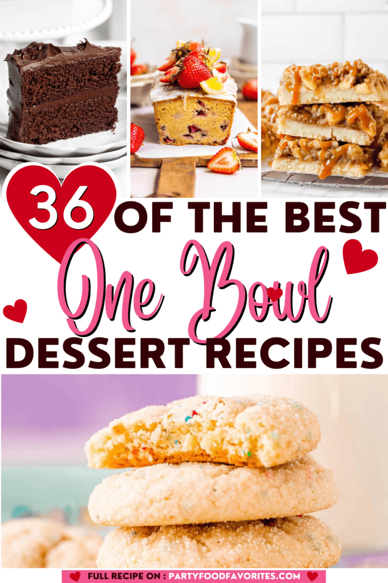 36 Best Easy and Delicious One Bowl Desserts