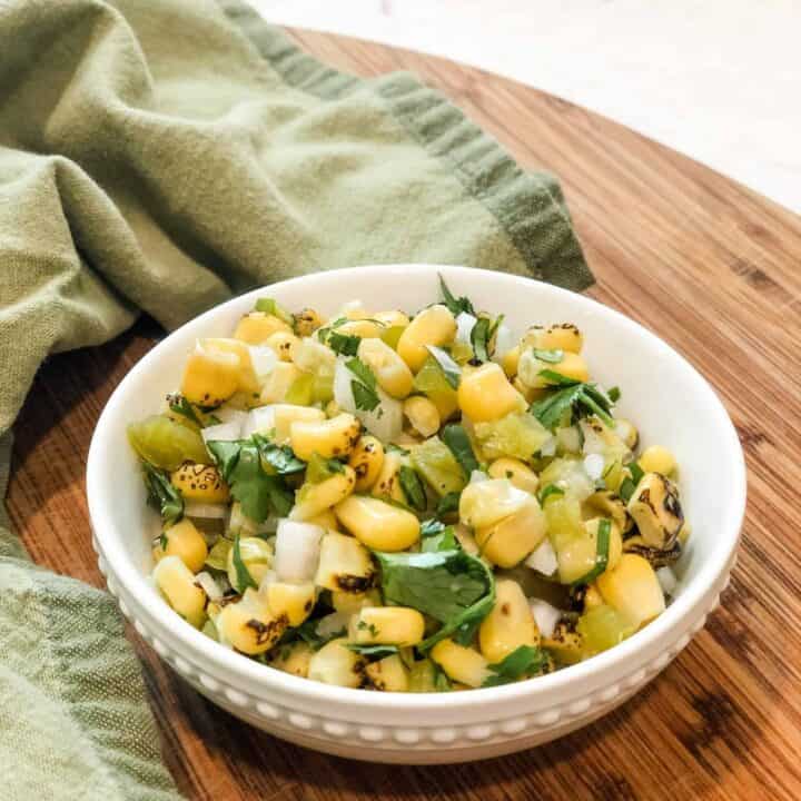 Chipotle Copy Cat Roasted Corn Salsa