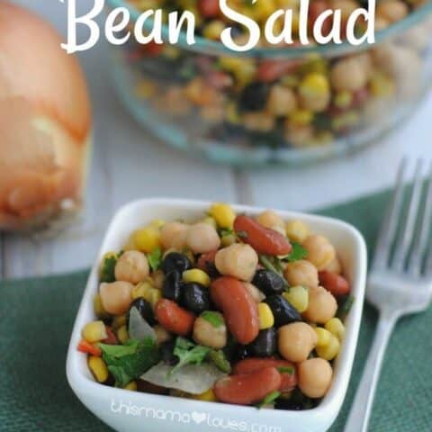 Southwest Bean Salad Recipe Vegetarian Side Dish Idea
