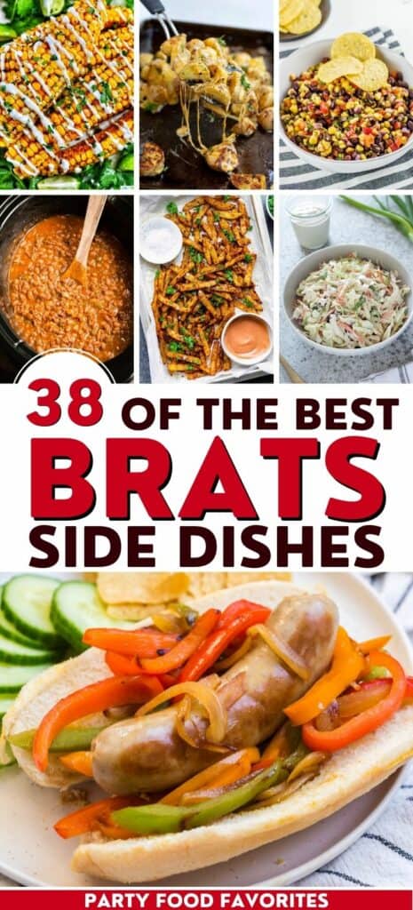 Brats have such a great flavor that they are delicious served with almost anything. Check out these easy sides to serve with brats for your summer bbq or for a crowd on game day.