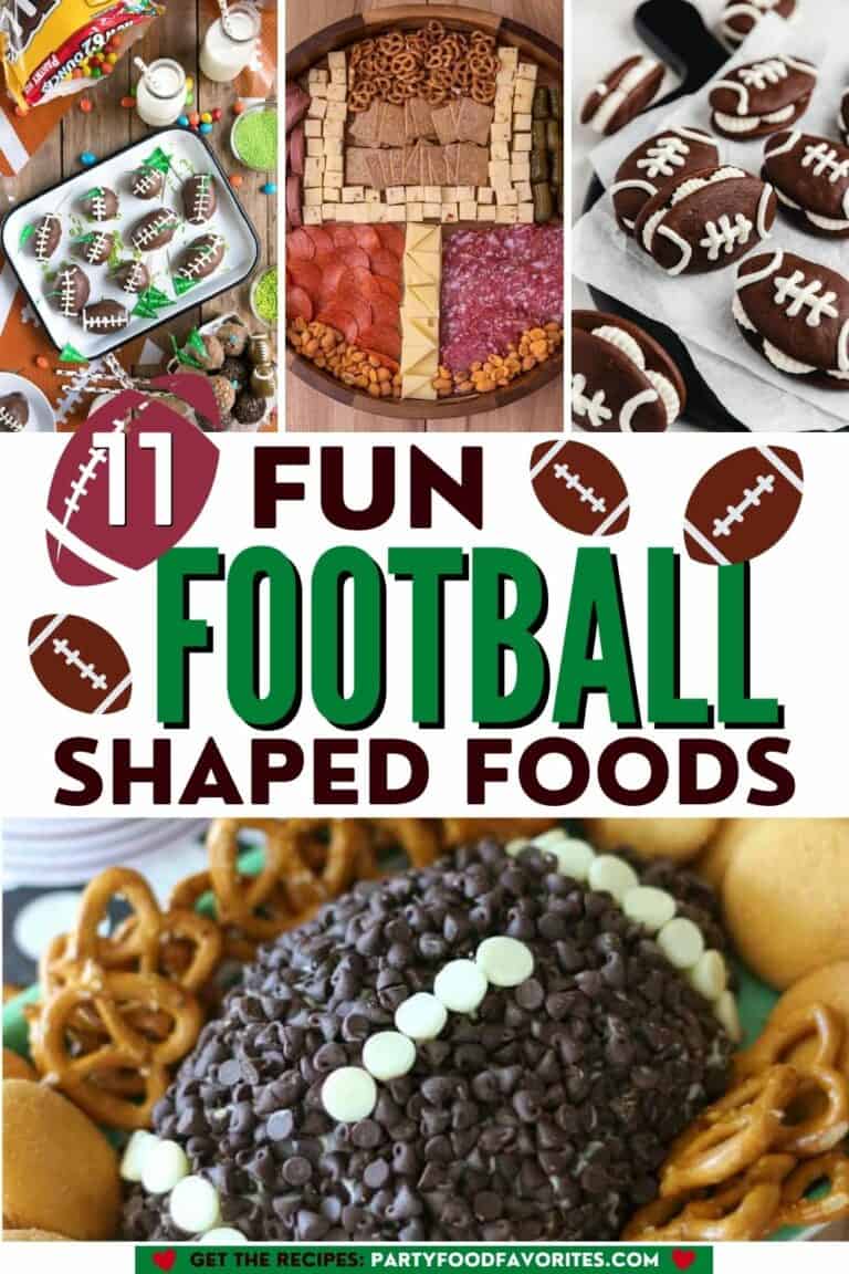 11 Fun Football Shaped Foods For Game Day
