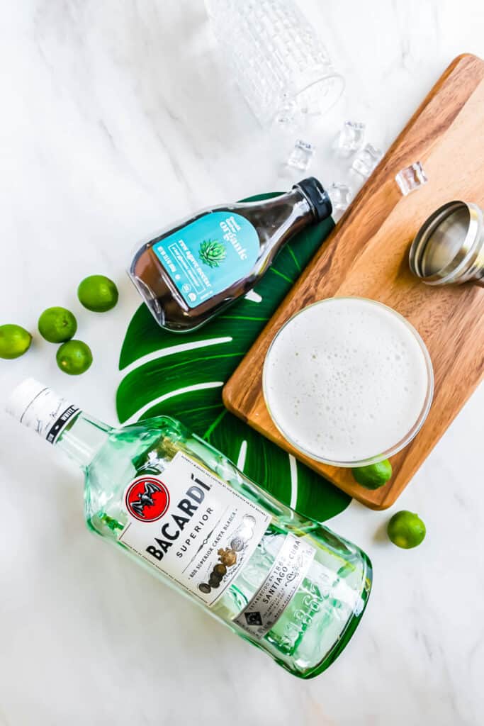 ingredients needed to make key lime daiquiris