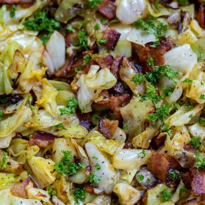 low carb bacon fried cabbage recipe 2