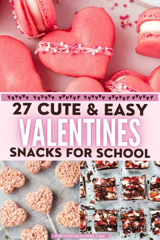 valentines snacks for school
