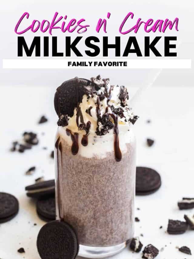 Cookies and Cream Milkshake Recipe