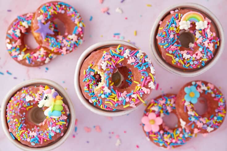 cake mix donuts unicorn sprinkles 15
