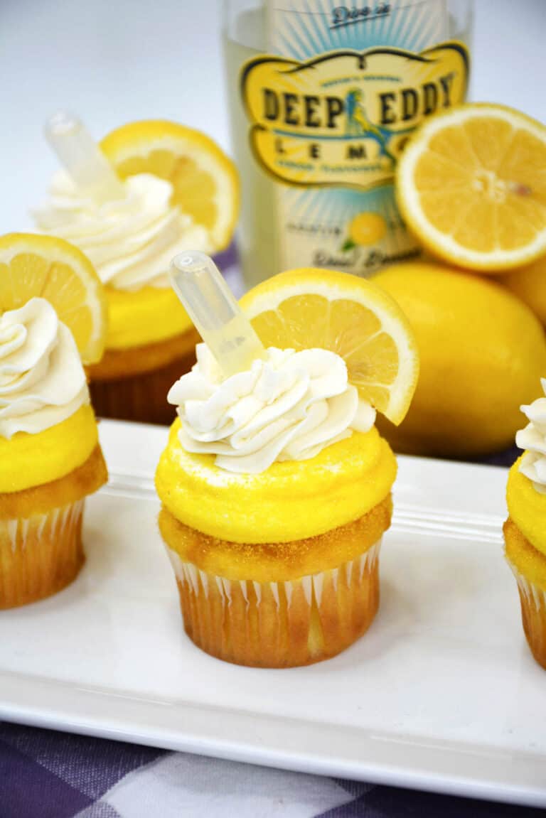 Easy Limoncello Cupcakes with Lemon Frosting